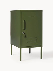 Metalen nachtkastje The Shorty, met opening aan de linker- of rechterkant