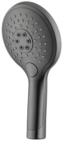 Saniclear Iron glijstangset met 2 standen handdouche verouderd ijzer - gunmetal