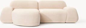 Modulaire bouclé hoekbank Wolke (3-zits)