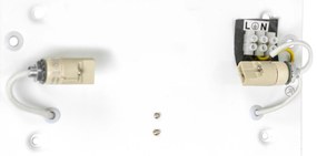 Set van 2 moderne wandlampen wit - Otan