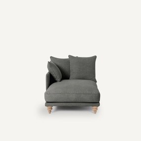 Long chair in katoen/linnen, LAZARE