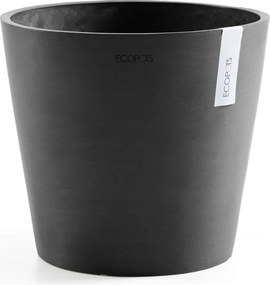 Ecopots bloempot Amsterdam 30 - Rond - Dark Grey - Diameter 30 x H25,4 cm