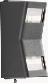 Dimbare outdoor wandlamp Potenza