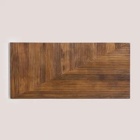 Hoofdeinde Voor 150 Cm Bed Van Mangohout Baty Donker Handvat Hout & 150 Cm - Sklum