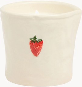 Geurkaars Strawberry van keramiek (aardbei)
