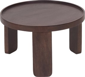 Ronde Salontafel Set Bruin - 70 X 70cm.