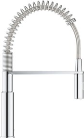 Grohe QuickFix Get keukenmengkraan met uittrekbare spoeldouche chroom