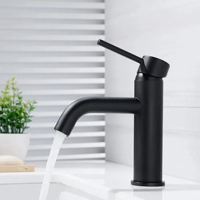 Wastafelkraan Rea Lungo Black Low