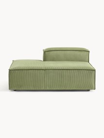 Corduroy chaise longue module Lennon