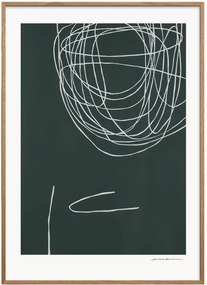 Ingelijste digitale print Rising