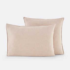 Kussensloop, katoenen chambray flanel, Clara