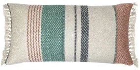 Kussens Multicolour Malagoon  Multicolor pastel boucle cushion