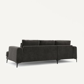 Hoekbank links fluweel chenille, Marsile