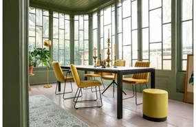 Goossens Eettafel Olan, 160 x 100 cm met uitschuifsysteem 70 cm