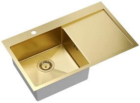 Stalen spoelbak RUSSEL 111 Gold