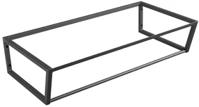 Sapho Industrial wastafel frame mat zwart 90cm