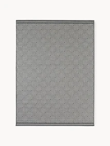 Outdoor dubbelzijdig vloerkleed Reddy met ruitjesmotief