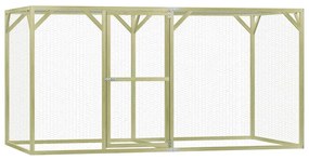 vidaXL Kippenhok 1,5x3x1,5 m geïmpregneerd grenenhout