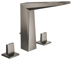 Grohe Allure brilliant 3-gats wastafelkraan hoog hard graphite geborsteld 20627AL0