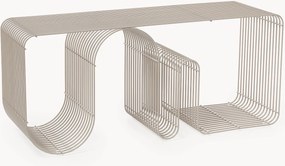 Metalen zitbank Curva