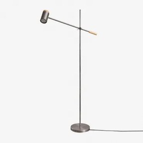 Staande Lamp Amaranto Grijs – Chroom - Sklum