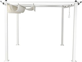 The Outsider Pergola Eva - Wit - Aluminium - 295x295cm - The Outsider