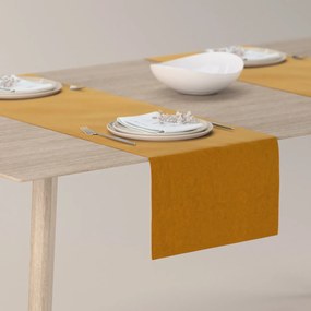 Dekoria Rechthoekige tafelloper, geel, 40 x 130 cm