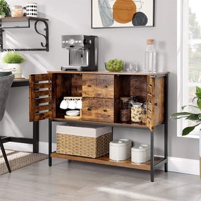 Nancy's Tilburry Opbergkast - Commode Kasten - Industriële Kast - Dressoir - Kast met 6 Lades - 100 x 35 x 84,5 cm (L x B x H)
