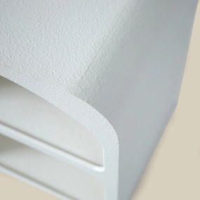 Organisch Nachtkastje Wit - 45x40x55cm.