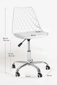 Pak 4 Mima-bureaustoelen in