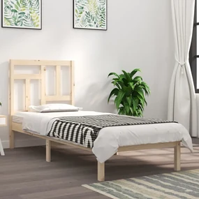 vidaXL Bedframe massief grenenhout 90x200 cm