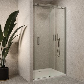 Saniclear Supreme profielset voor douchedeur 100-110cm verouderd ijzer