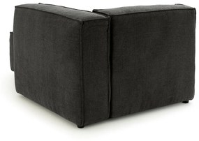 Modulaire longchair getextureerde stof, Seven