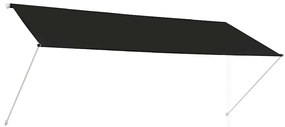 vidaXL Luifel uittrekbaar 300x150 cm antraciet