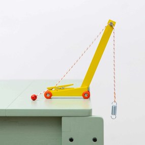 Floris Hovers Gele Hijskraan - Limited Edition Dutch Design Object
