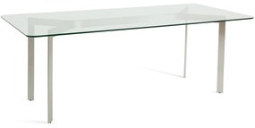 Tafel in glas, 8 personen, Drio