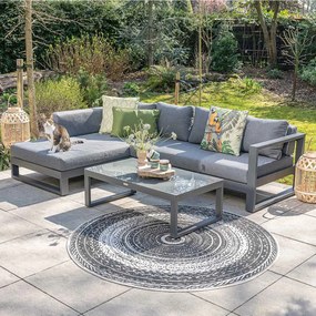 Garden Impressions Kiki loungeset 3-delig rechts - mystic grijs