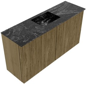 Mondiaz Joya DLux 80cm toiletmeubel dusk met wastafel faye midden zonder kraangat lava