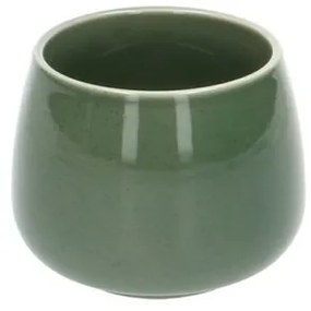 Bloempot'Juul', aardewerk, groen,Ø 9,5 cm