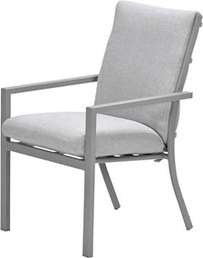 Garden Impressions Senja tuinset 5-delig valley sand - Tulli tuintafel 180x115 cm - light teak vironwood