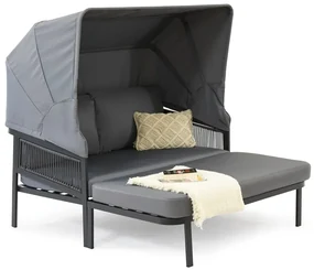Berno Garden Point metalen tuinstoel antraciet