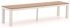 Picknickbank Bellagio | Aluminium/Polywood | 3 personen | Tuinbank Wit | 195cm | Kees Smit Tuinmeubelen