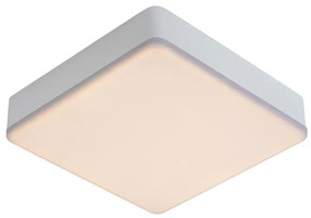 Lucide Ceres vierkante plafondlamp 21.5cm 30W wit