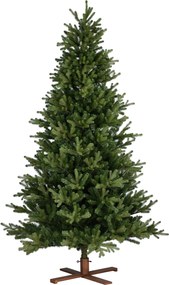 Vermont Hinged kunstkerstboom - 228 cm - Groen - Diameter 145 cm - 2662 tips - Houten voet