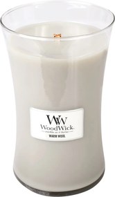 WoodWick geurkaars - Large Hourglass - Warm Wool