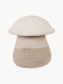 Handgemaakte opbergmand Mushroom met deksel, H 38 cm