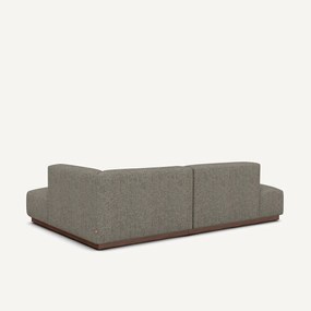 XL rechte hoekbank in tweed, JACOPO