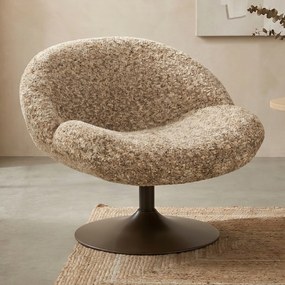 Fauteuil Met Brons Onderstel