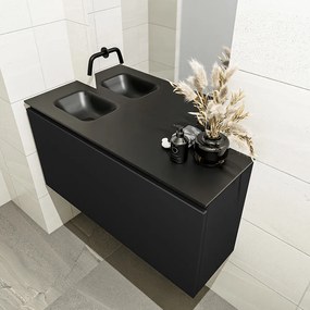 Mondiaz Olan 100cm toiletmeubel urban met wastafel urban links geen kraangat