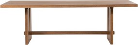 Stijlvolle Walnoot Eettafel 240 - 240 X 110cm.